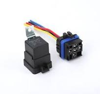 Реле герметичное 12V 40A с колодкой 5 контактов