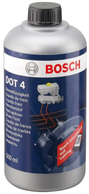 Жидкость тормозная DOT4 0.5 л. BOSCH