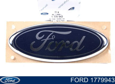 Эмблема "Ford" Transit 2000-2006 (передняя) / Connect / Focus / Mondeo / Kuga / Fiesta / Transit 2006-14 задняя (Европа)