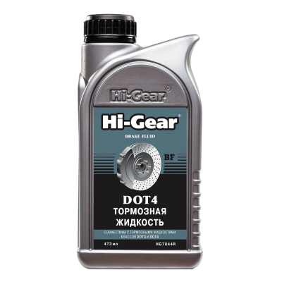HI GEAR DOT4 BRAKE FLUID Тормозная жидкость (0.473L)