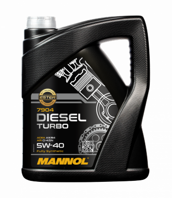 7904 MANNOL DIESEL TURBO 5W40 5 л. Синтетическое моторное масло 5W-40