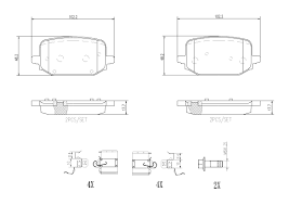 Explorer 2020-2026 / Lincoln Aviator 2020-2026 / Mustang 2024 -> задние