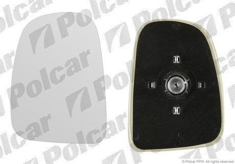 Стекло зеркала Transit 1995-2000 RH мех (крепление под шар)