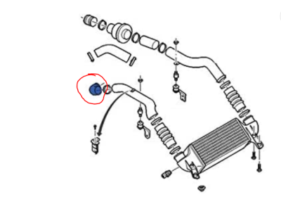 Патрубок интеркулера Connect 1.8TDCI 08.2006-13 R 5050743