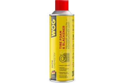 WOG TIRE FOAM BLACKENER Пенный очиститель-кондиционер шин и бамперов (0,52L)