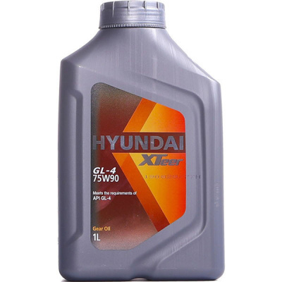 Масло трансмиссионное (пластик Корея) (1L) HYUNDAI XTEER GEAR OIL GL-4 75W90