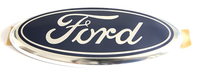 Эмблема "Ford" крышки багажника Focus II (2008 - 2011) хетчбек, C-Max (2011 - ...), B-Max (2012 -...) 145 mm