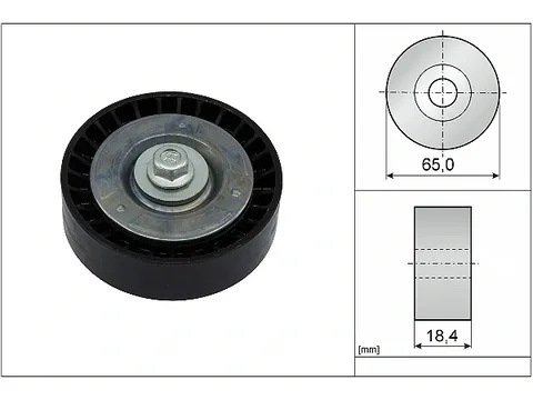 2.0 Ecoboost паразитный ролик ремня генератора (65mm x18.4mm)