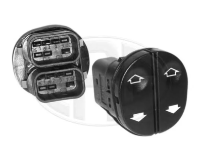 Кнопка стеклоподъемника Connect / Fiesta 96-08 / Fusion / Ka / Puma LH двойная 8pin (1007910)