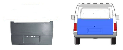 Transit 1986-2000 наружная панель задней двери поднимается вверх MAXI