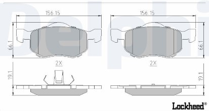 Escape / Maverik 2001-2007 / Mazda Tribute передние (сзади барабаны)
